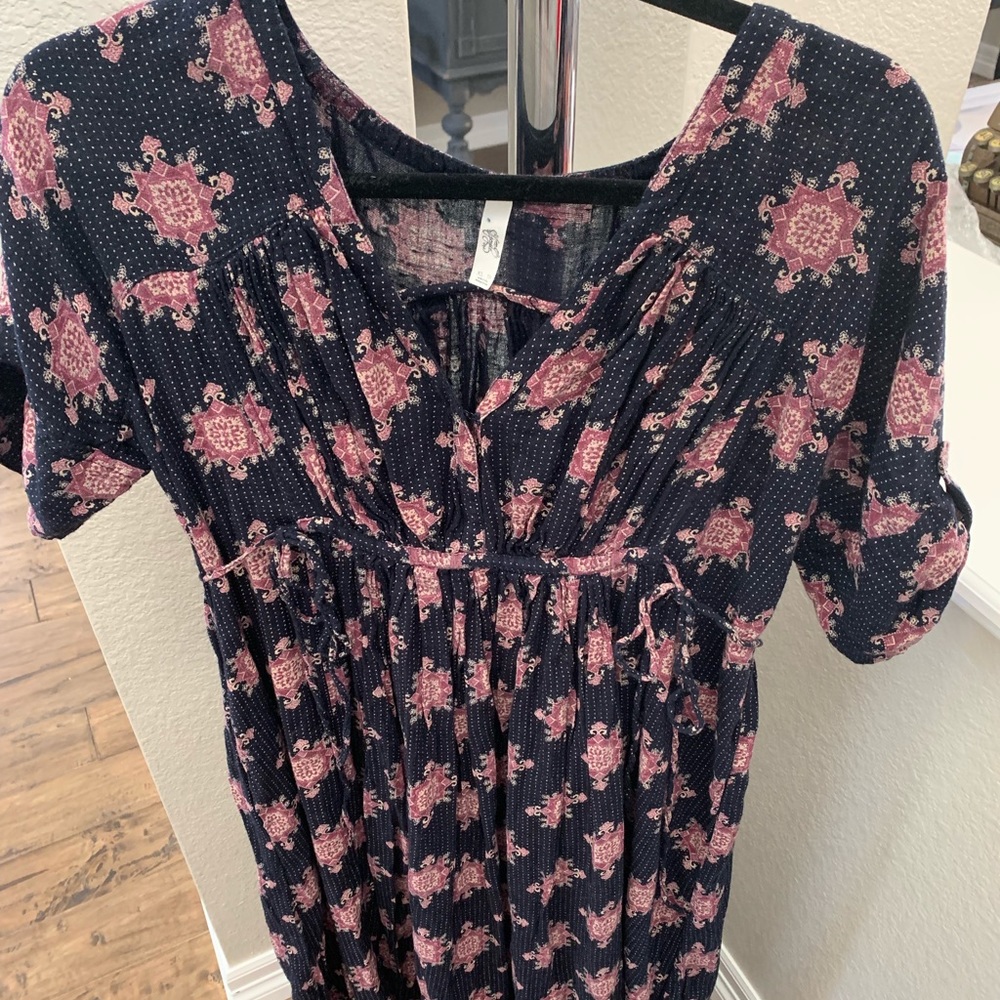 Free people printed Maxi dress